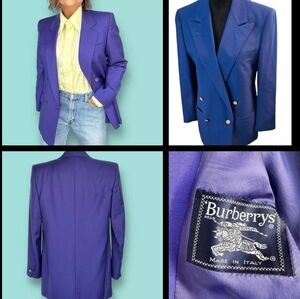 Burberry Purple Blazer